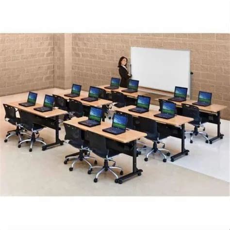 Wooden Rectangular Training Room Furniture, Shree Interior | ID: 10315023562