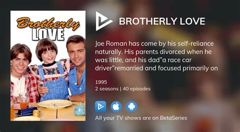 Watch Brotherly Love streaming | BetaSeries.com