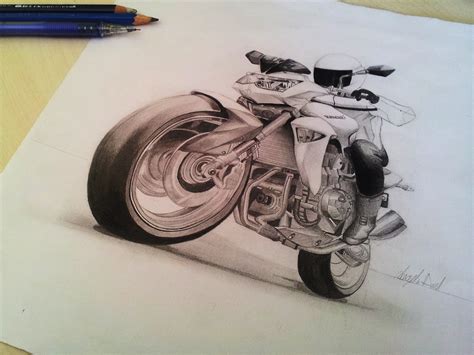 Drawing Motorcycle | Pencil :: Behance