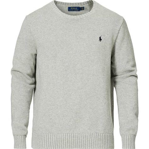 Polo Ralph Lauren Cotton Crewneck Sweater Andover Heather • Pris