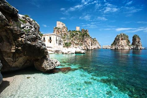 Castellammare del Golfo Plaże La Playa Scopello i Guidaloca noclegi