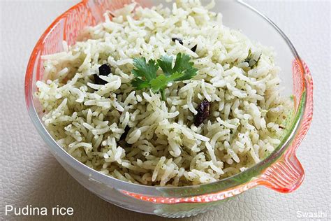 Pudina rice recipe (Mint rice recipe) - Dyson Sorge1982