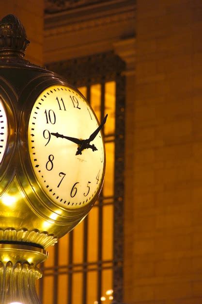 Premium Photo Golden Antique Clock Closeup Of Vintage Highly Ornate