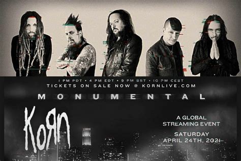 Band Nu Metal Legendaris KORN Persembahkan Live Streaming KORN