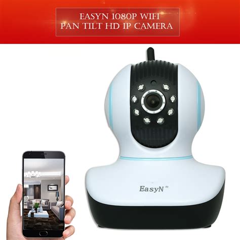 EasyN 1080P Wireless WIFI IP Camera Pan Tilt HD Camera 2 0MP PTZ Two