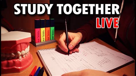 STUDY TOGETHER 4 HOURS LIVE Study Session Study With Me Live