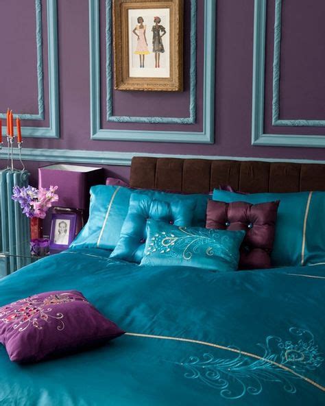 27 Nifty Purple and Teal Bedroom Ideas | teal bedroom, bedroom design ...