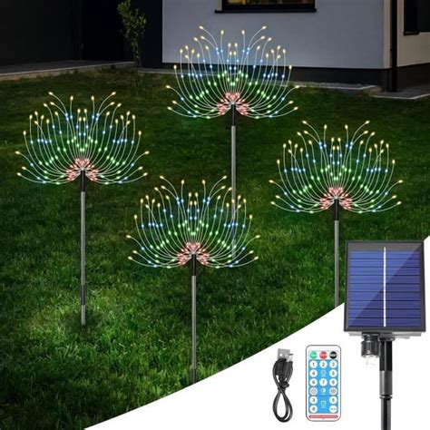 Lampes Solaires Pour Jardin Ext Rieur Pi Ces Led D Coration De