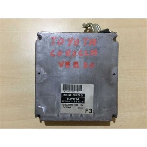 ENGINE ECU DENSO MB275000 7343 TOYOTA 89661 0F030