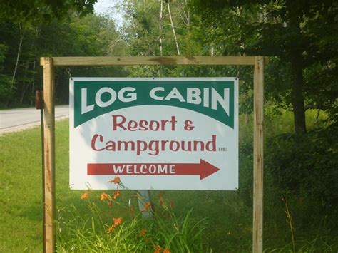 Log Cabin Resort | Campground | Cabins | Curtis | Michigan | Big ...