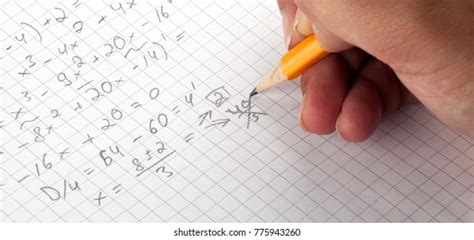 Figuring Out Math Equation Stock Photo 775943260 | Shutterstock