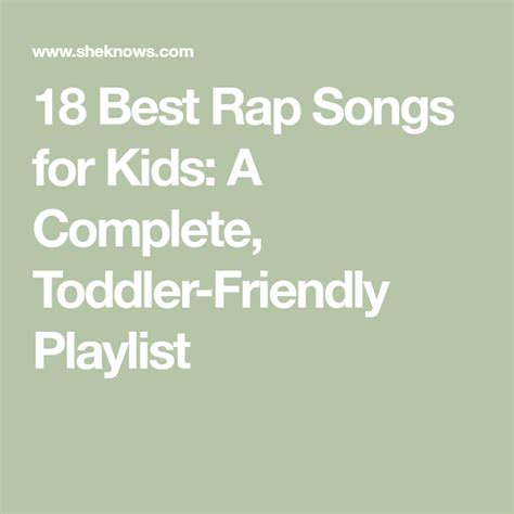 18 Best Rap Songs For Kids A Complete Toddler Friendly Playlist Rap