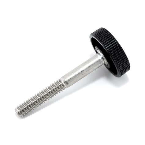 Buy X Thumb Screw Stainless Steel Black Knurled Round