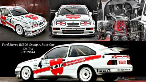 Ford Sierra RS500 Group A Race Car | Ford sierra, Race cars, Racing