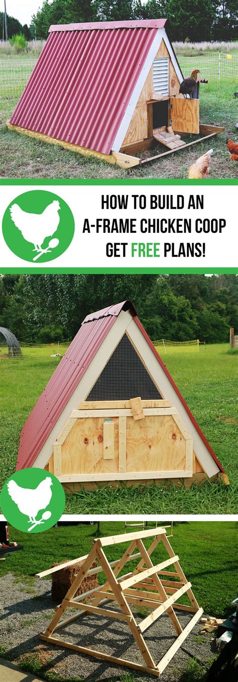 How To Build An A Frame Chicken Coop The Movable Chicken Sled Get