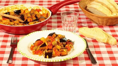 Caponata Alla Siciliana Ricetta Tipica Sicilia Cookaround