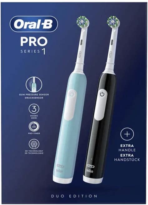 Oral B Pro Series 1 Elektrische Tandenborstels Blauw En Zwart Bol