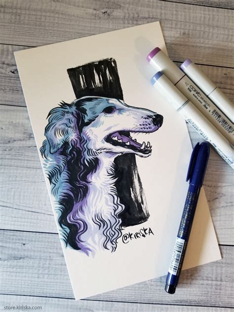 Borzoi Colors (Original) | Shop KIRISKA