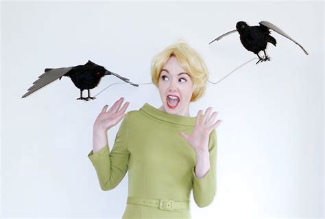 How To Make Tippi Hedren Birds Halloween Costume Ann S Blog