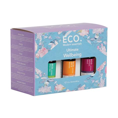 Eco Modern Essentials Aroma Essential Oil Ultimate Wellbeing 10ml X 12