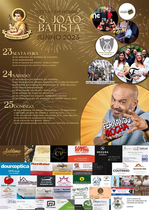 Festas Em Honra De S O Jo O Batista Figueira