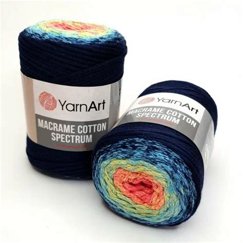 Пряжа YarnArt Macrame Cotton Spectrum 1318 ЯрнАрт Макраме Коттон