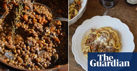 Rachel Roddys Recipe For Tagliatelle With Lentil And Mushroom Ragu