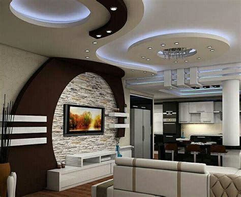 Top Gypsum Board False Ceiling Designs For Living Room Hall