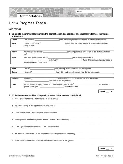 Oxford Solutions Intermediate Oxford Solutions Intermediate U4 Progress ...