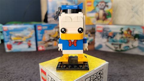 Lego Donald Duck Brickheadz Youtube