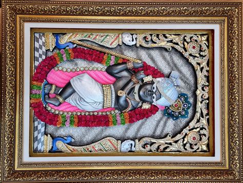 Banke Bihari D Tanjore Painting With Frame 18 5inc X 16inc X2 Etsy