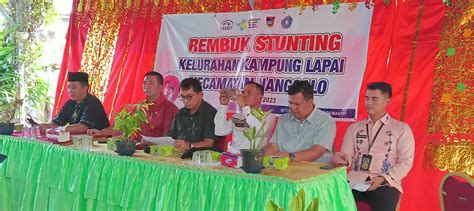 Gelar Rembuk Stunting Kelurahan Kampung Lapai Targetkan Bebas Balita