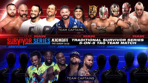 Wwe Survivor Series Pre Show Match Announced Raw Tag Teams Revealed