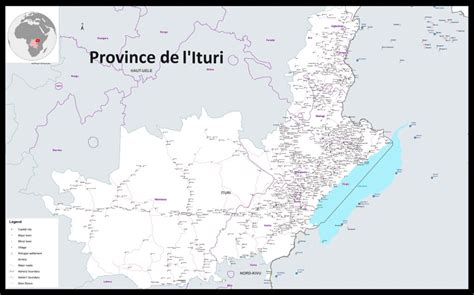 Carte De La Province De L Ituri