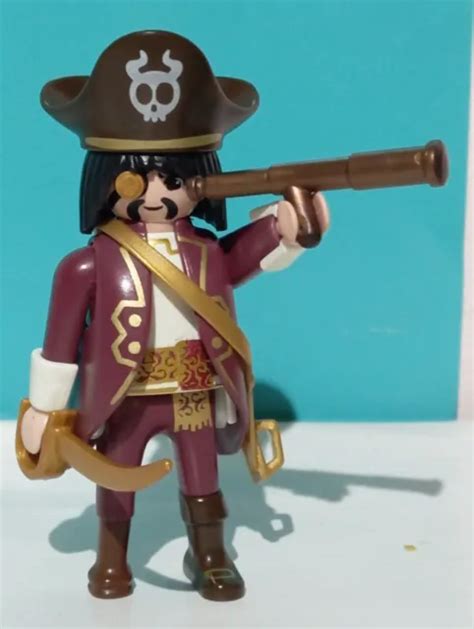 Figurine Playmobil Capitaine Pirate Super Pirates Galeon Navire