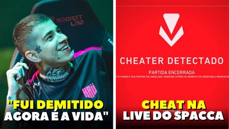 XAND DEMITIDO DA KRU CHEAT NA LIVE DO SPACCA VALORANT CLIPS YouTube