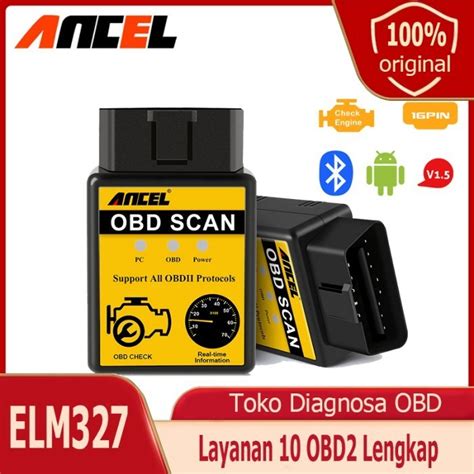 Jual Ancel Elm Obd Bluetooth V Pembaca Kode Pemindai Otomatis