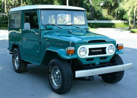 Toyota Land Cruiser Fj Rustic Green L Inline Six Cylinder