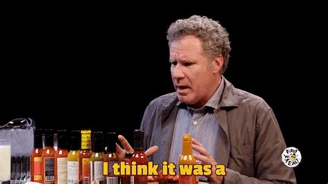 Will Ferrell Hot Ones By First We Feast Find Share On GIPHY