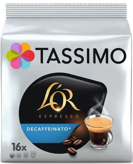 Кофе в капсулах Тассимо - Tassimo L'OR Decaffeinato (16 порций ...