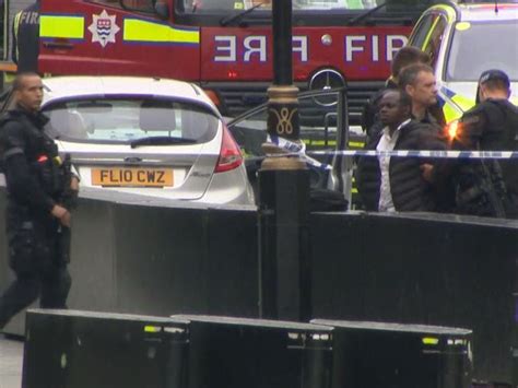 Several Injured After Car Crashes Into Security Barriers Outside London