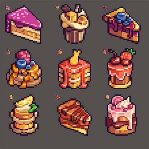 X Sweet Food Pack R Pixelart