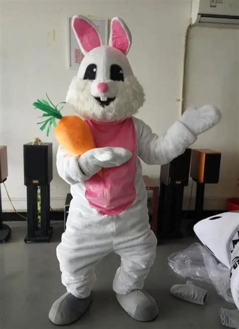 Custom Easter Bunny Mascot Costumes Christmas Birthday Party Womens