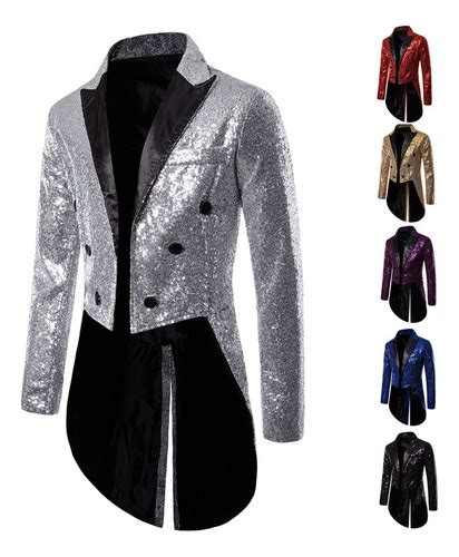 Chaqueta De Frac Dorado Para Hombre Doble Esmoquin De Boda Meses Sin