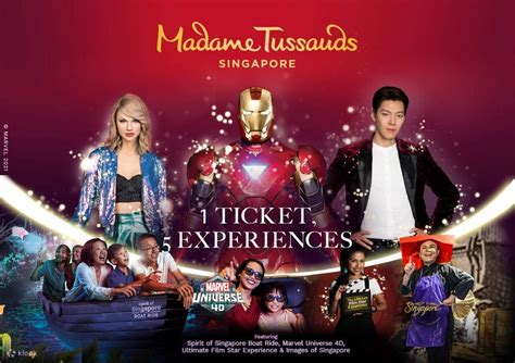 Madame Tussauds Singapore Ticket Combo Marvel 4d And Ultimate Film Star