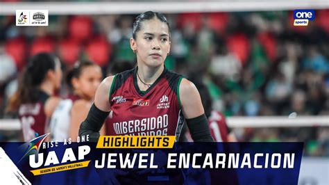 Jewel Encarnacion Highlights Uaap Season 85 Womens Volleyball Youtube