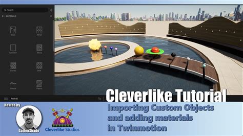 Importing Custom Objects And Adding Materials In Twinmotion Youtube