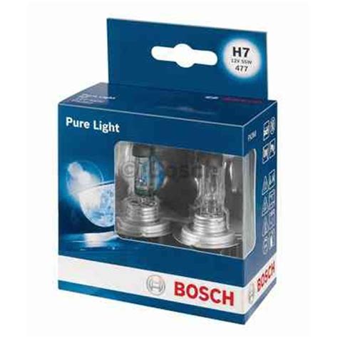 2 Ampoules BOSCH H7 Pure Light 12 V Norauto Fr