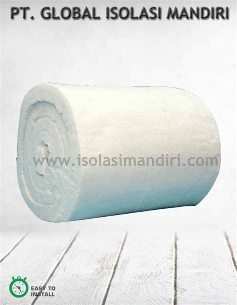 Harga Ceramic Fiber Blanket 1260c Peredam Suara Isolasi Mandiri