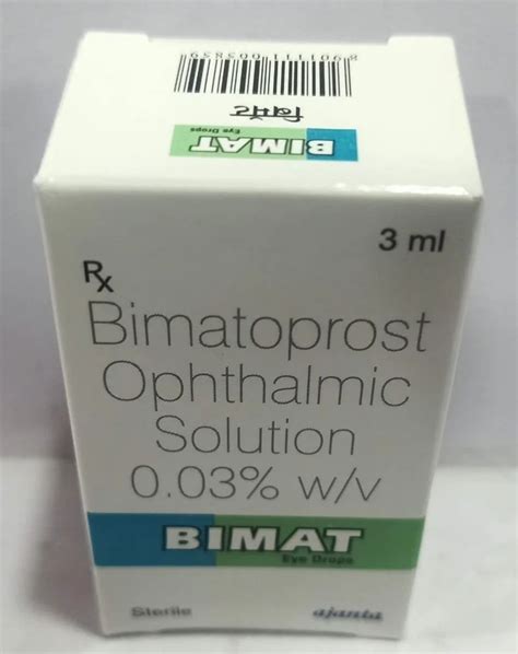 Bimatoprost Eye Drops Packaging Type Bottle Dose Ml At Rs